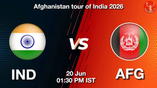 IND vs AFG 3rd ODI 2026 Match