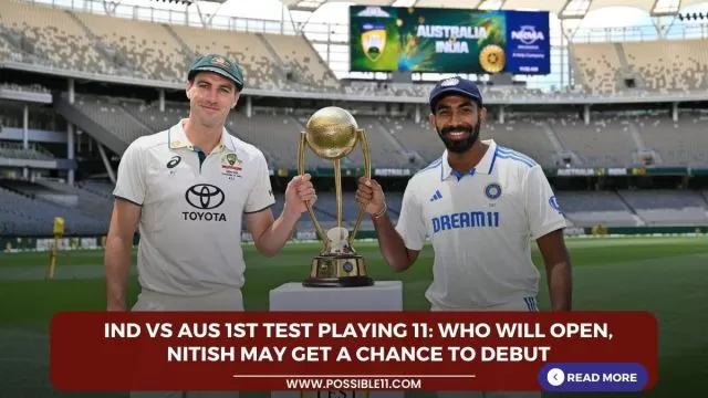 IND vs Aus 1st Test Playing 11: