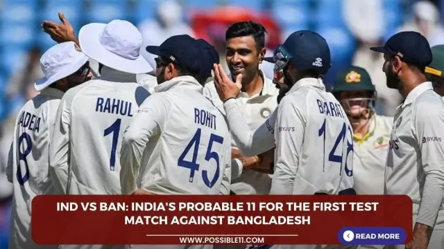 IND vs BAN: Indias probable 11 for
