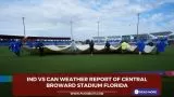 IND vs CAN Weather