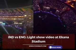 IND vs ENG: Light show video
