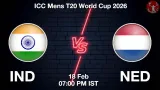 IND vs NED T20