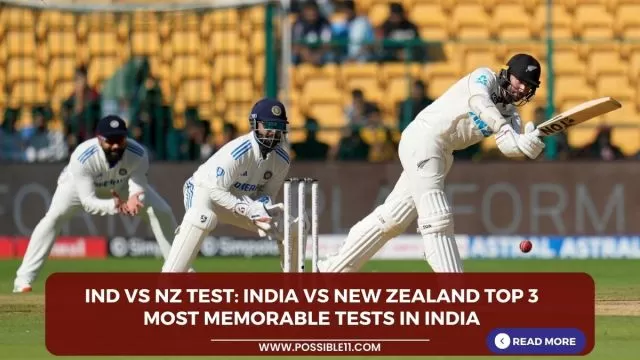 IND VS NZ Test: India vs New