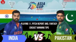 IND vs PAK Playing 11, Pitch