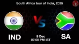 IND vs SA 1st