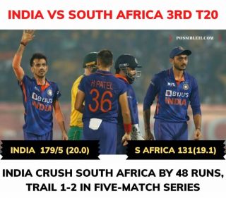 IND vs SA 3rd T20 Highlight: