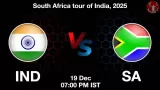 IND vs SA 5th