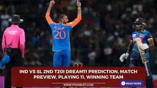IND vs SL 2nd T20I Dream11