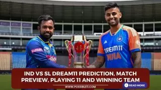 IND vs SL Dream11 Prediction, Match