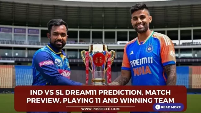 IND vs SL Dream11 Prediction, Match Preview,