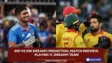 IND vs ZIM Dream11