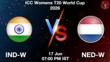 IND-W vs NED-W Match Preview, Head to Head, Playing 11, AI Prediction
