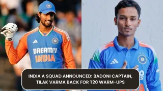 India A Squad Announced: Badoni Captain,