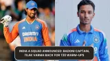 India A Squad Announced: