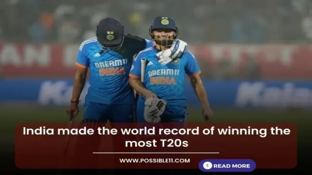 India made the world record of winning