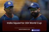 India Squad for ODI
