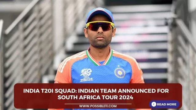 India T20I Squad: Indian team announced for