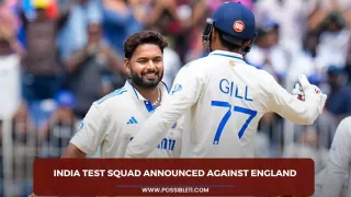 India Test squad announced against England
