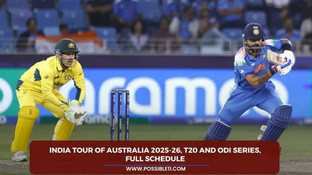India tour of Australia 2025-26, T20 and