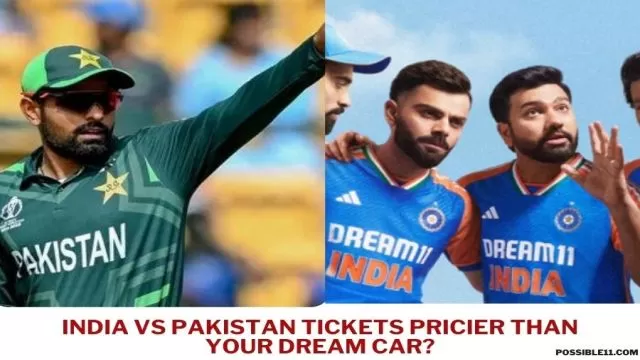 India vs Pakistan Tickets Cost More Than