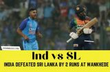 India vs Sri Lanka