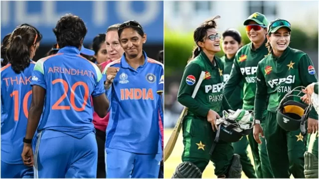 India Women vs Pakistan Women – Handshake