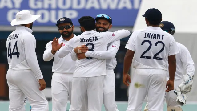 india won by an innings and 222 runs mohali, 2022
