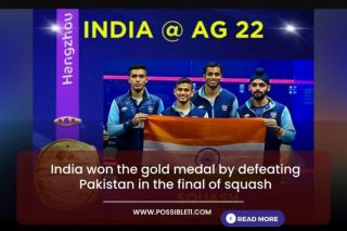 India won the gold medal by
