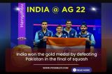 India won the gold
