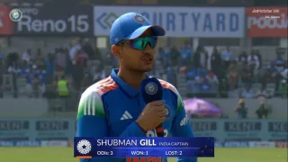 India won the toss and bowled