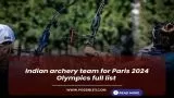 Indian archery team for