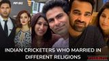 Indian cricketers who married