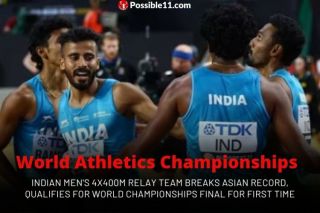 Indian mens 4x400 relay team qualifies