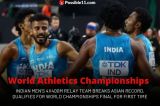 Indian mens 4x400 relay