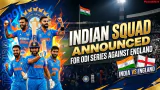 Indian squad announced for