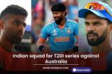 Indian squad for T20I