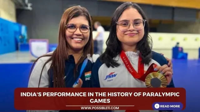 Indias performance in Paralympic history