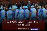 Indias World Cup squad