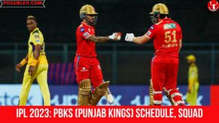 IPL 2023: PBKS (Punjab Kings) Schedule,