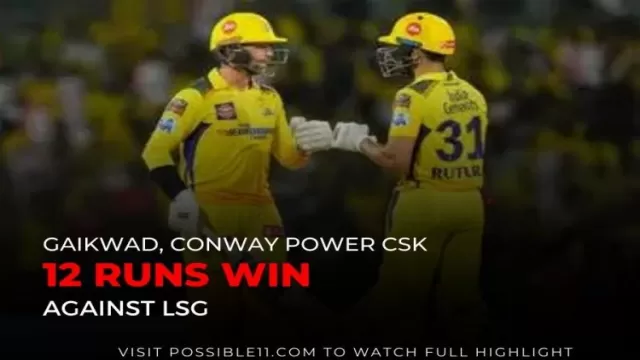 IPL 2023: Watch Full Highlight of CSK