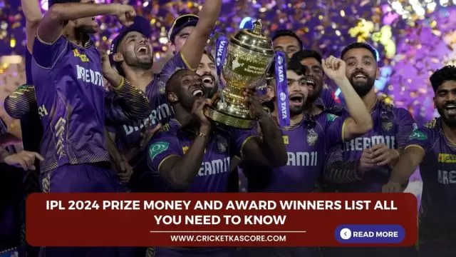 IPL 2024 prize money and award winners