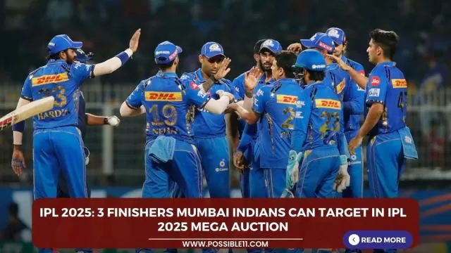 IPL 2025: 3 finishers Mumbai Indians can