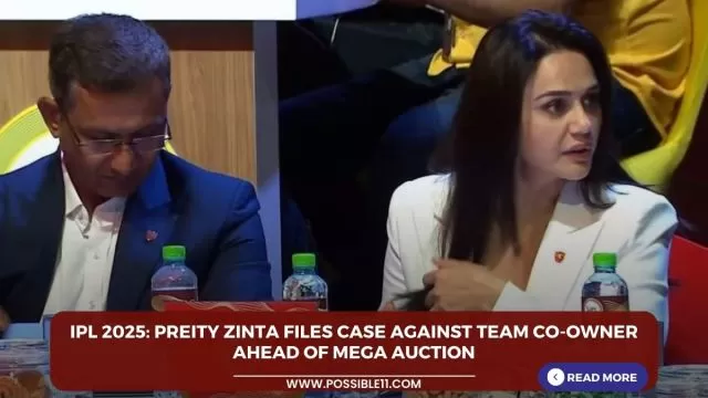 IPL 2025: Preity Zinta files case against