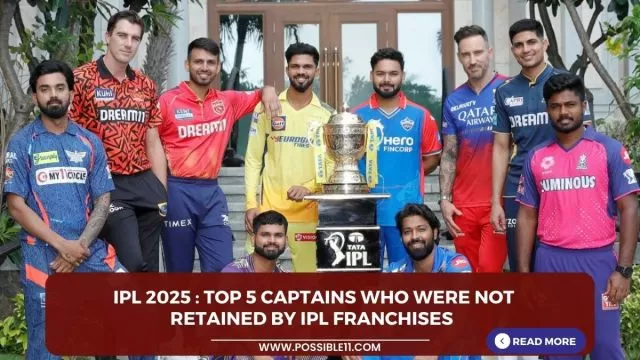 IPL 2025 : Top 5 captains who