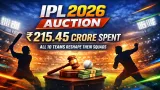 IPL 2026 Auction: 215