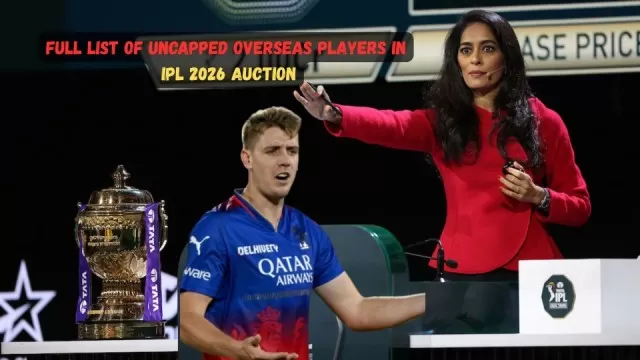 IPL 2026 Auction: Complete List of Uncapped