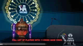 IPL 2026 Auction: Full List of