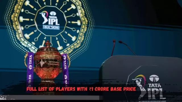 IPL 2026 Auction: Full List of Players