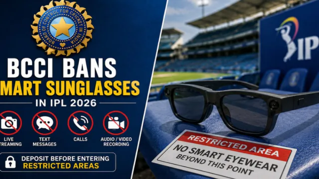 IPL 2026: BCCI Bans Smart Glasses for