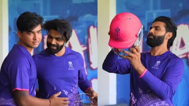 IPL 2026: Ravindra Jadeja Meets Rising Star